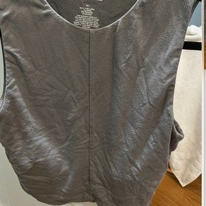 UpWest gray crop workout top